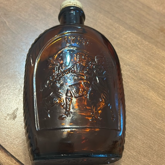 Vintage Log Cabin flask syrup bottle commemorating 1776-1976. - Picture 1 of 7
